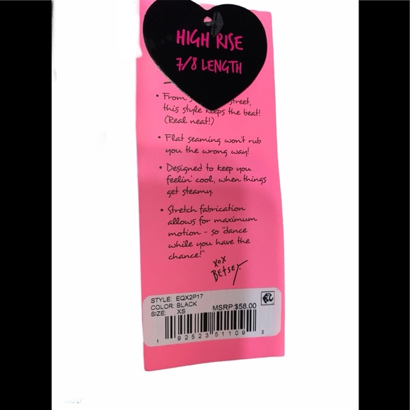 BETSEY JOHNSON HIGH-RISE LEGGING W/ Lighting bolt - Picture 9 of 9